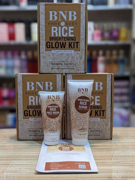 BNB  RiCE 3 in 1 facial kit