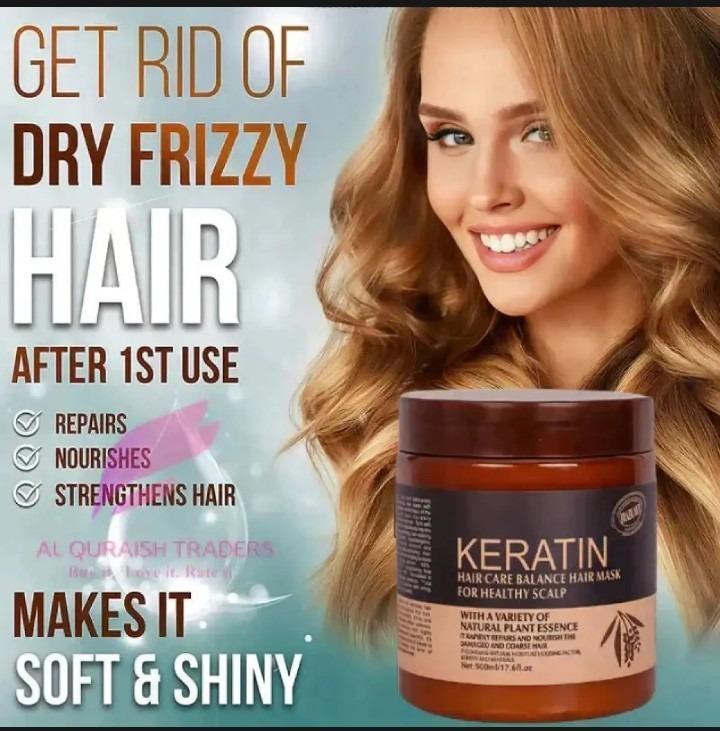 Keratin Hair Mask-500ml. Pack of 2